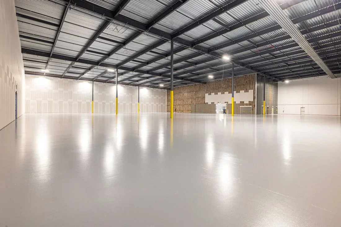 a commercial epoxy floor
